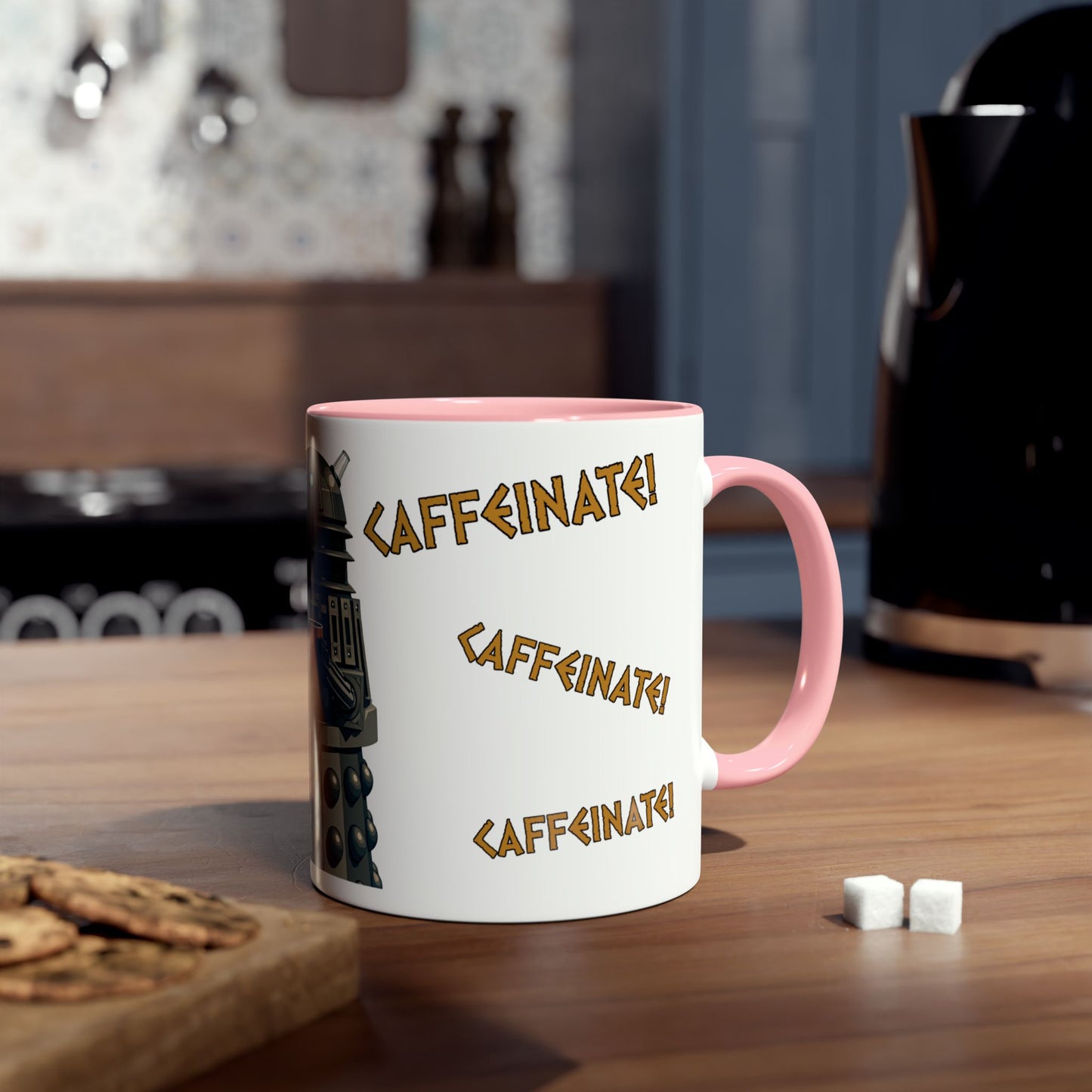 Doctor Who Dalek CAFFEINATE Mug No.1