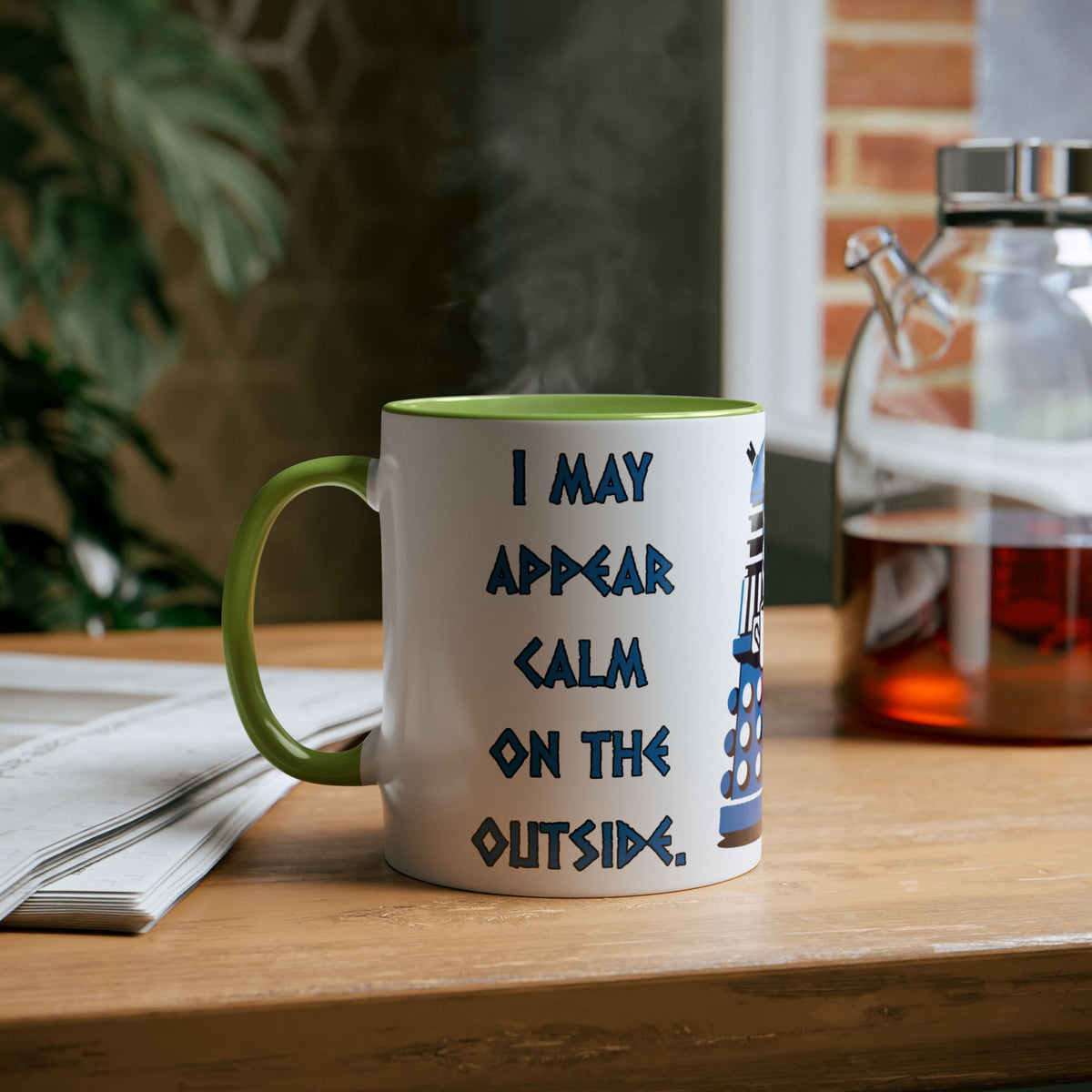 Doctor Who Dalek CAFFEINATE Mug No.10