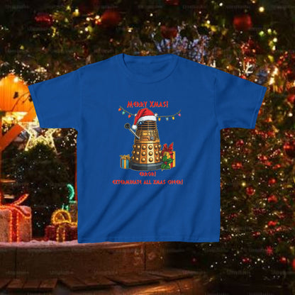 Doctor Who Dalek Christmas Kids T-shirt — Very Confused