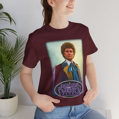 Doctor Who 6th Doctor Logo T-shirt — Colin Baker