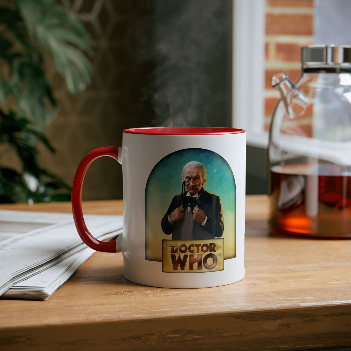 Doctor Who 1st Doctor Logo Mug — William Hartnell