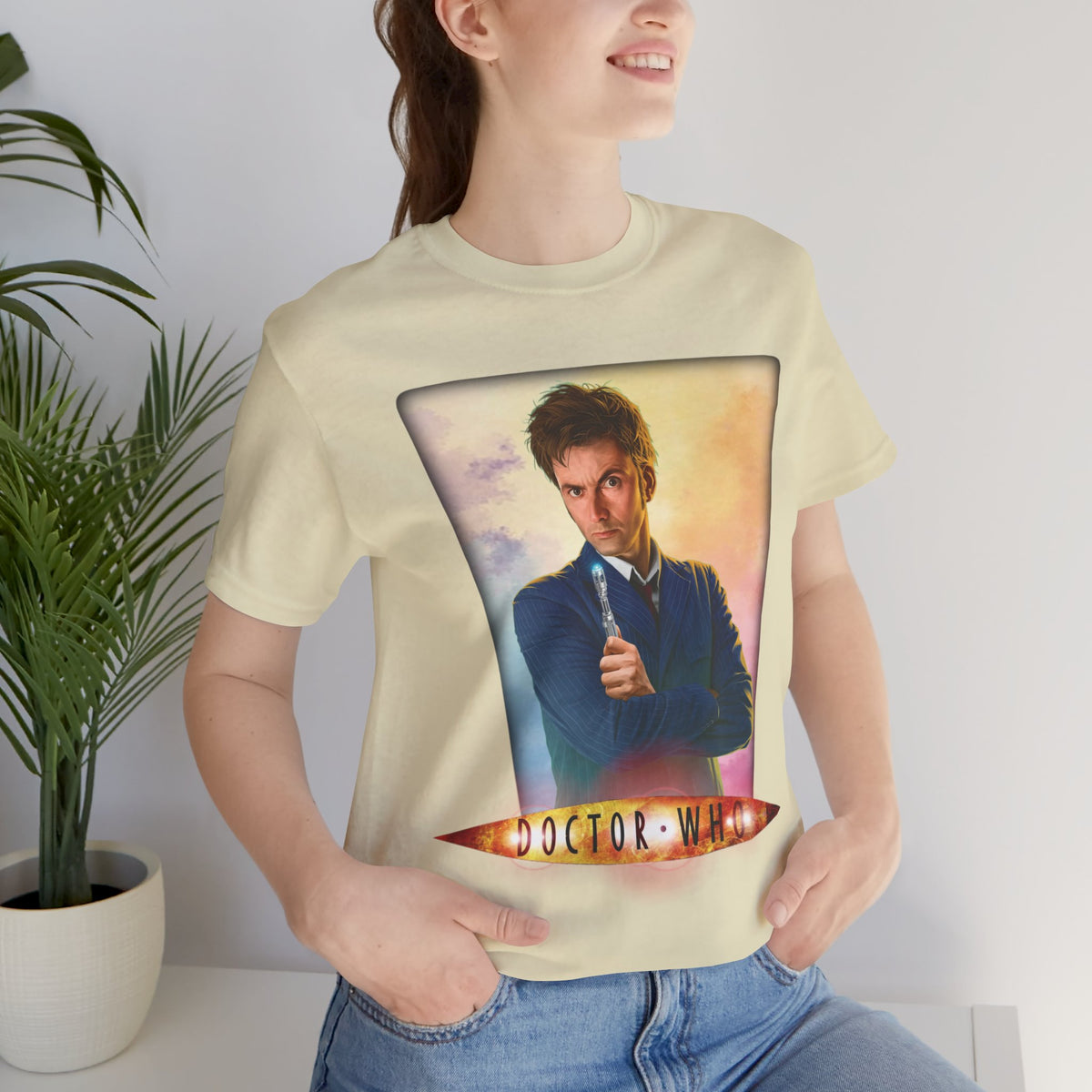 Doctor Who 10th & 14th Doctor Logo T-shirt — David Tennant