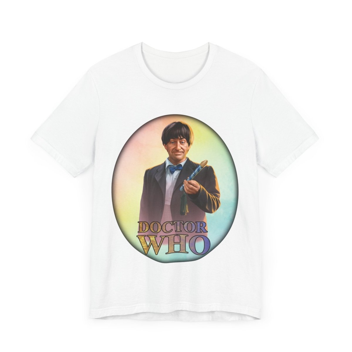 2nd Doctor (Patrick Troughton) and Doctor Who logo. - soapbox169 - A Little Gift Shop