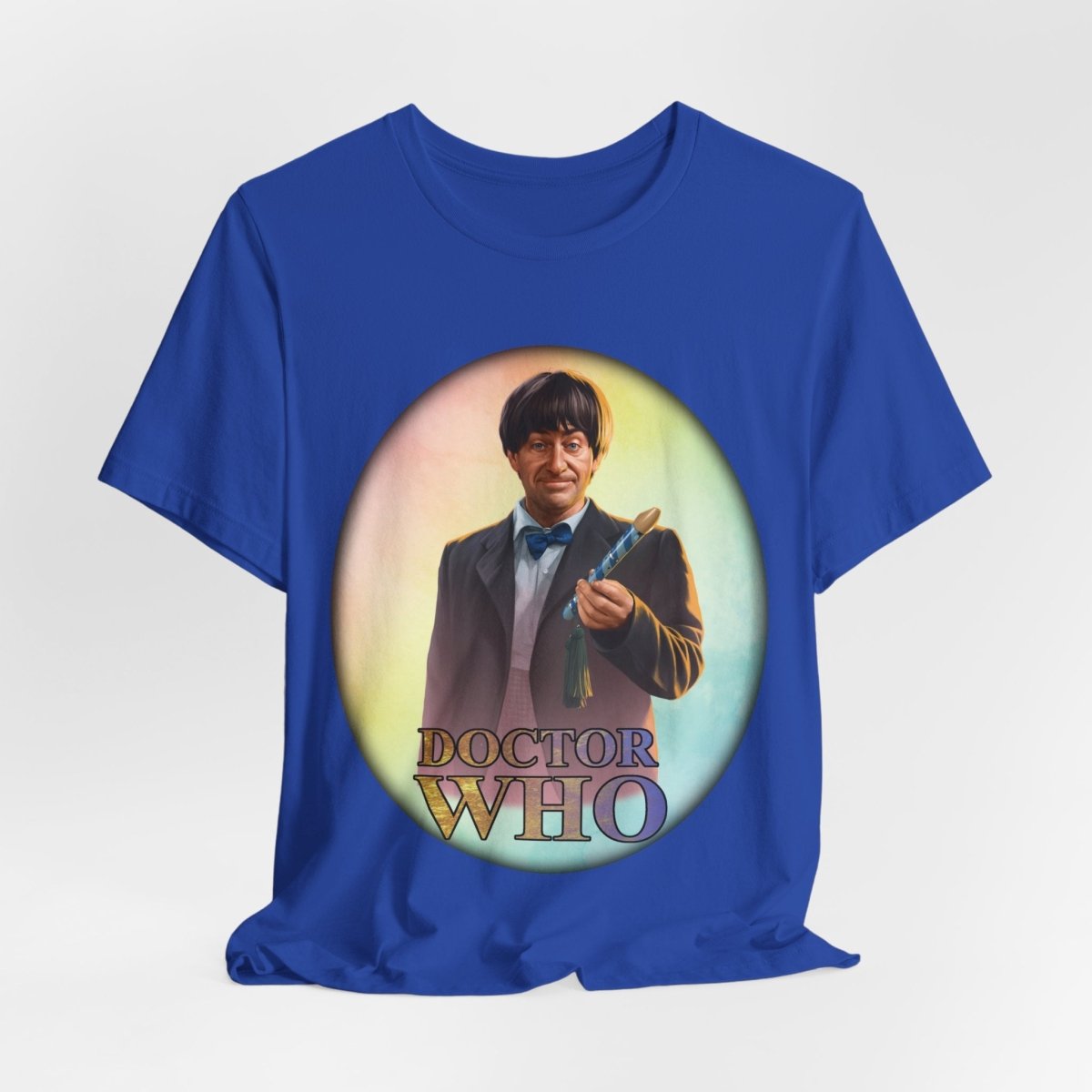 2nd Doctor (Patrick Troughton) and Doctor Who logo. - soapbox169 - A Little Gift Shop