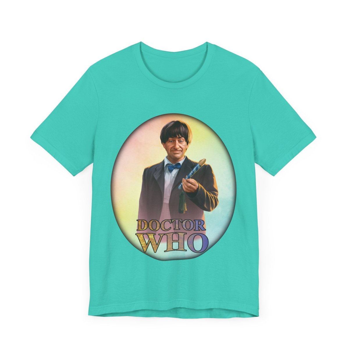 2nd Doctor (Patrick Troughton) and Doctor Who logo. - soapbox169 - A Little Gift Shop