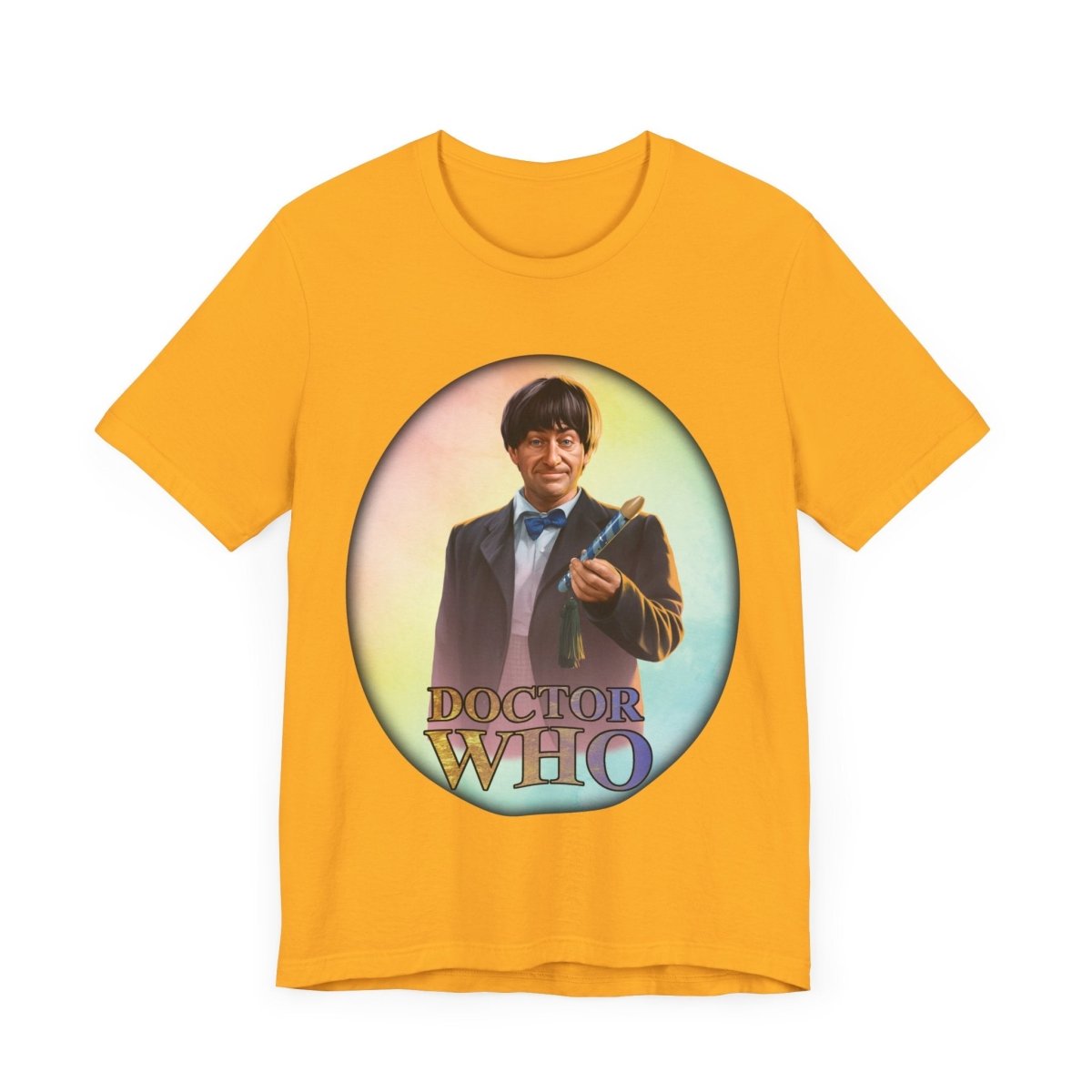 2nd Doctor (Patrick Troughton) and Doctor Who logo. - soapbox169 - A Little Gift Shop