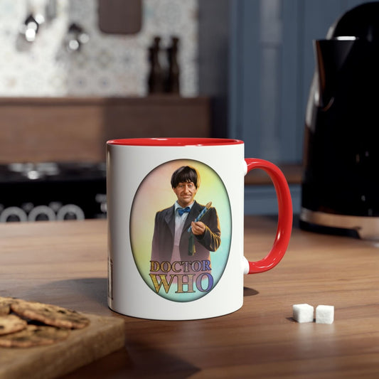 2nd Doctor (Patrick Troughton) and Doctor Who logo mug. - soapbox169 - A Little Gift Shop