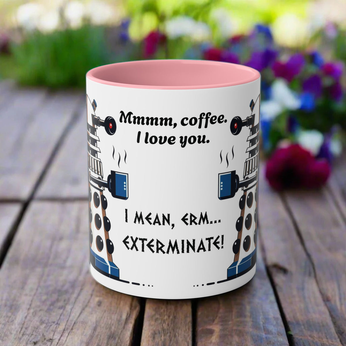 Doctor Who Dalek CAFFEINATE Mug No.9