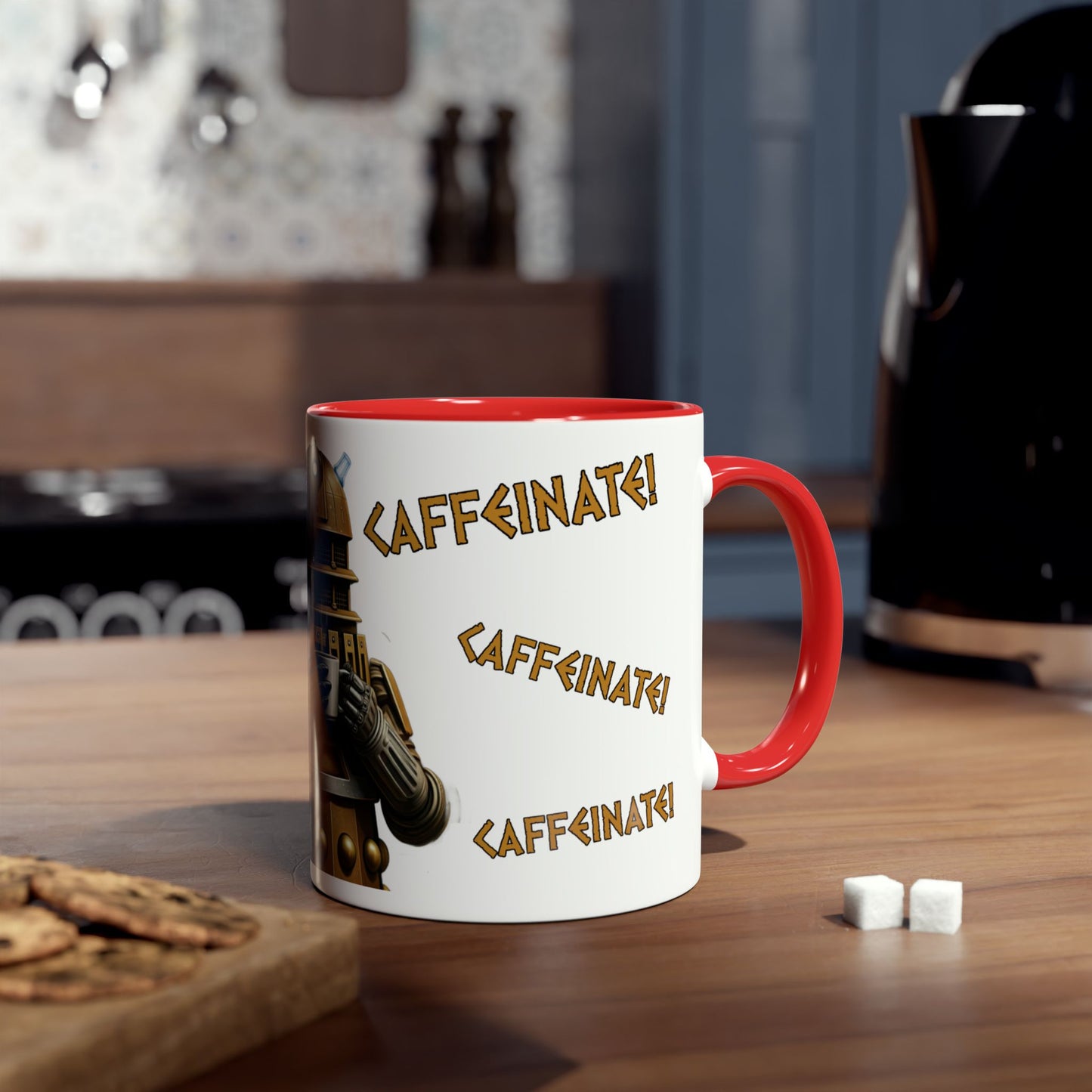Doctor Who Dalek CAFFEINATE Mug No.6