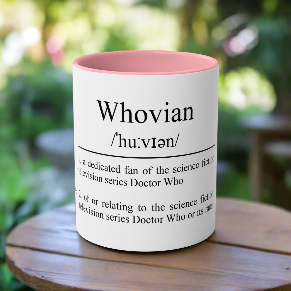 Doctor Who Definition of a Whovian Mug