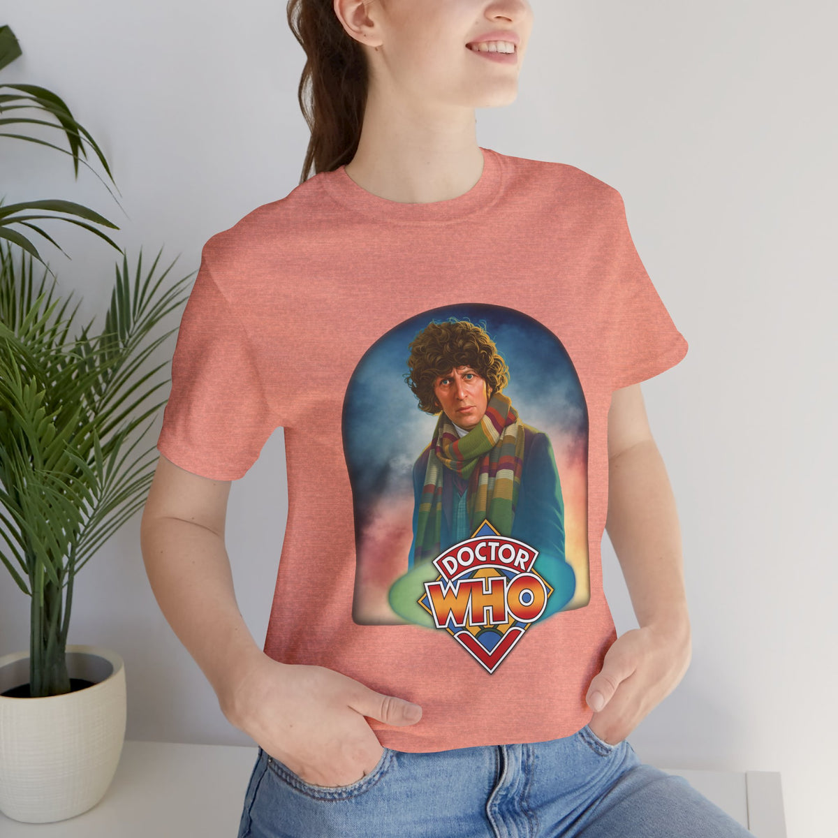 Doctor Who 4th Doctor Logo T-shirt — Tom Baker