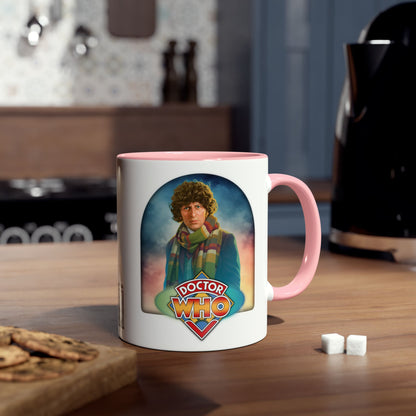 Doctor Who 4th Doctor Logo Mug — Tom Baker