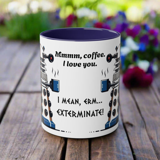 Doctor Who Dalek CAFFEINATE Mug No.9