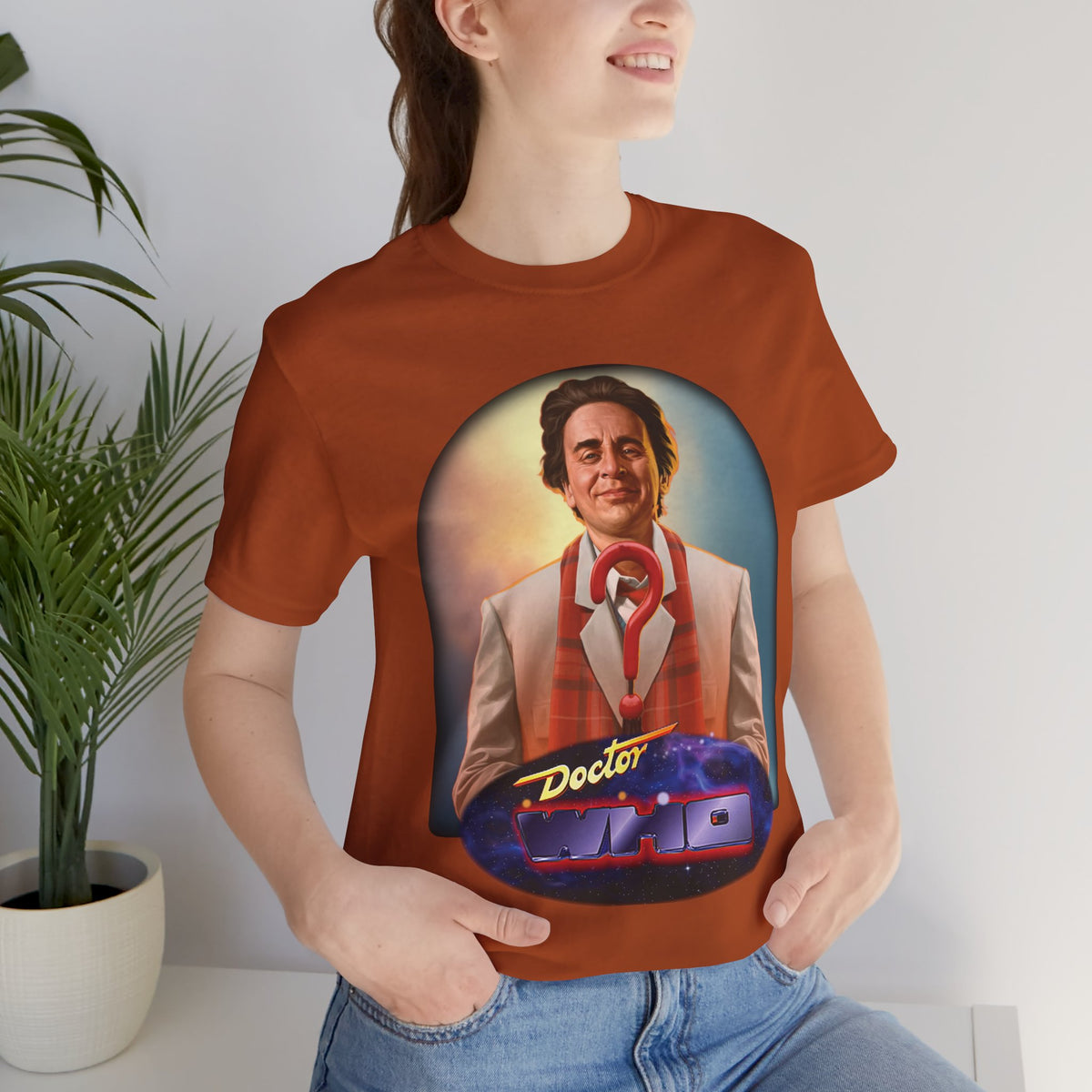 Doctor Who 7th Doctor Logo T-shirt — Sylvester McCoy