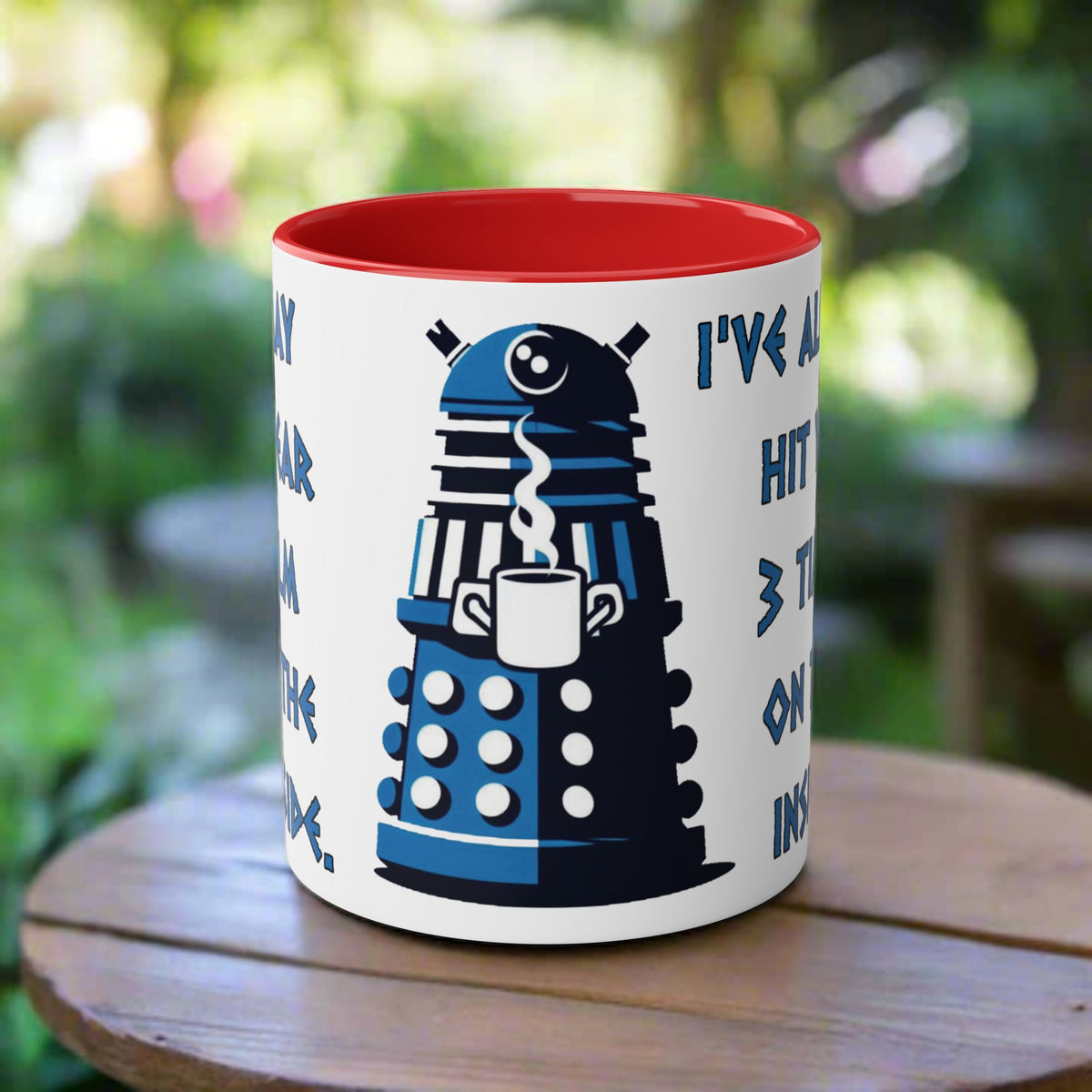 Doctor Who Dalek CAFFEINATE Mug No.10
