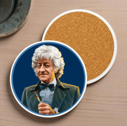 3rd Doctor Ceramic Coaster Collection - soapbox169 - A Little Gift Shop
