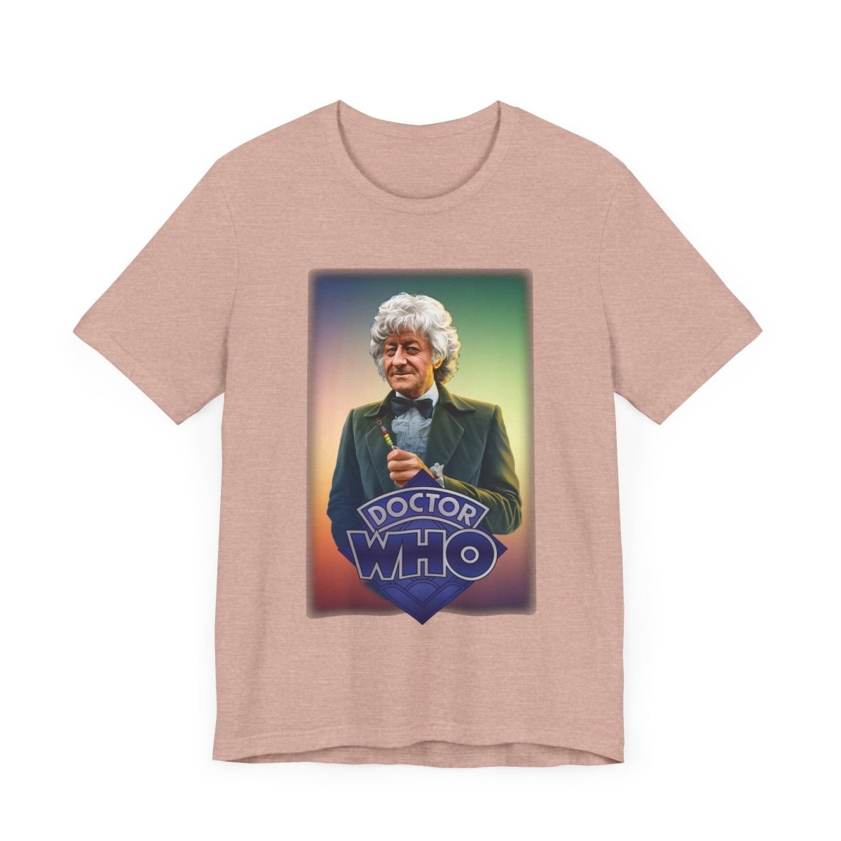 3rd Doctor (John Pertwee) and Doctor Who logo. - soapbox169 - A Little Gift Shop