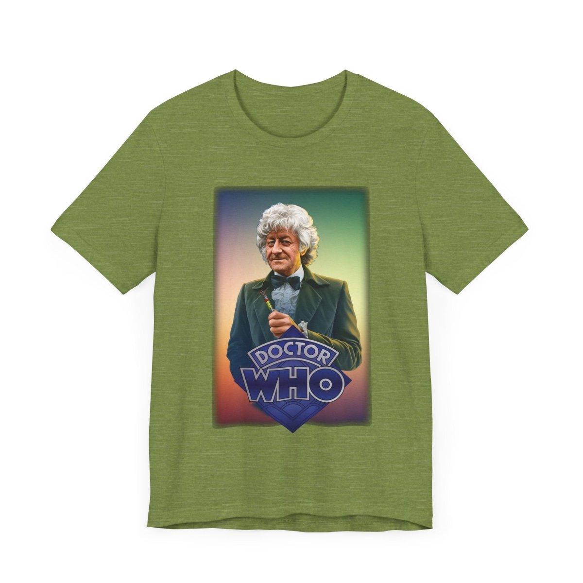 3rd Doctor (John Pertwee) and Doctor Who logo. - soapbox169 - A Little Gift Shop