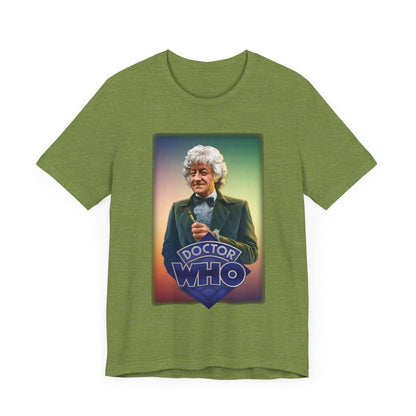 3rd Doctor (John Pertwee) and Doctor Who logo. - soapbox169 - A Little Gift Shop