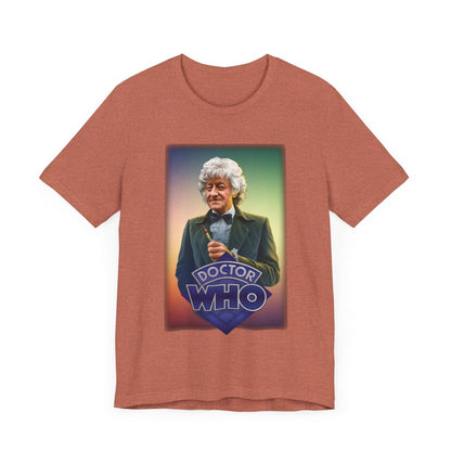 3rd Doctor (John Pertwee) and Doctor Who logo. - soapbox169 - A Little Gift Shop