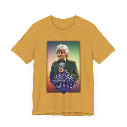 3rd Doctor (John Pertwee) and Doctor Who logo. - soapbox169 - A Little Gift Shop