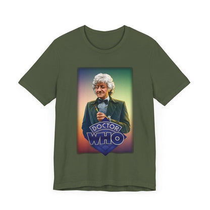 3rd Doctor (John Pertwee) and Doctor Who logo. - soapbox169 - A Little Gift Shop