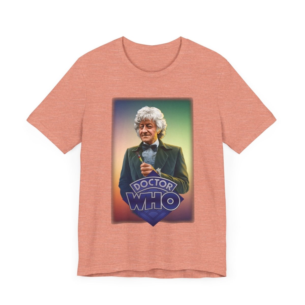 3rd Doctor (John Pertwee) and Doctor Who logo. - soapbox169 - A Little Gift Shop
