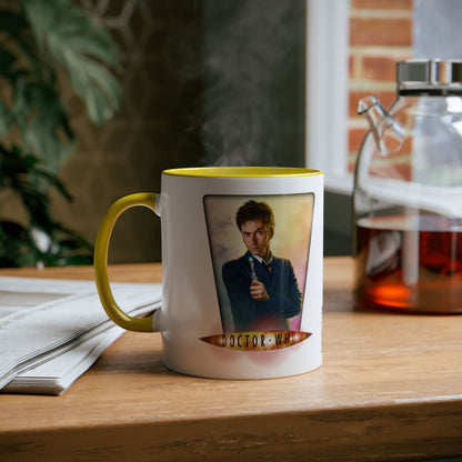 Doctor Who 10th & 14th Doctor Logo Mug — David Tennant