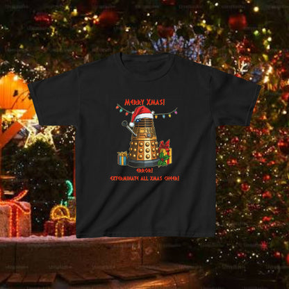 Doctor Who Dalek Christmas Kids T-shirt — Very Confused