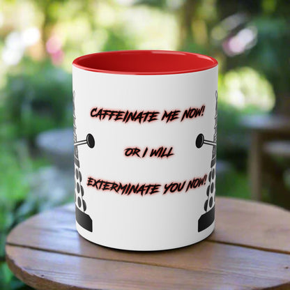 Doctor Who Dalek CAFFEINATE Mug No.14