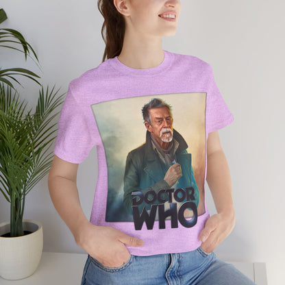 Doctor Who The War Doctor John Hurt and Doctor Who logo