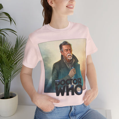 Doctor Who The War Doctor John Hurt and Doctor Who logo