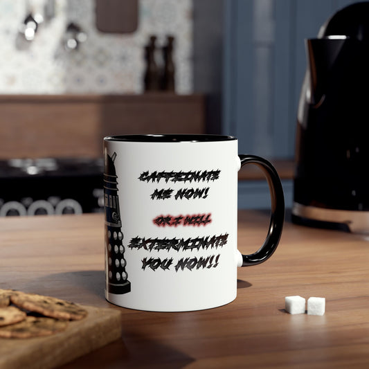 Doctor Who Dalek CAFFEINATE Mug No.12