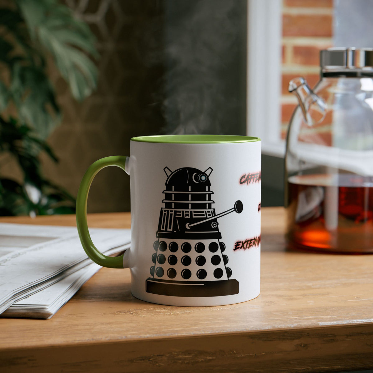 Doctor Who Dalek CAFFEINATE Mug No.14