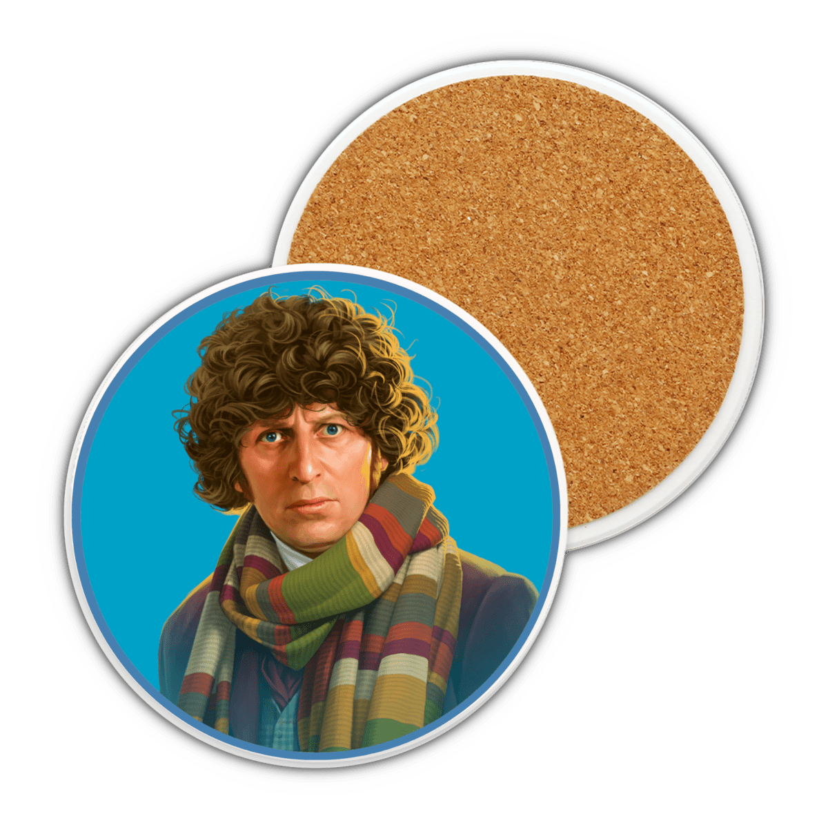4th Doctor Ceramic Coaster Collection - soapbox169 - A Little Gift Shop