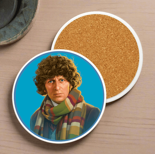 4th Doctor Ceramic Coaster Collection - soapbox169 - A Little Gift Shop