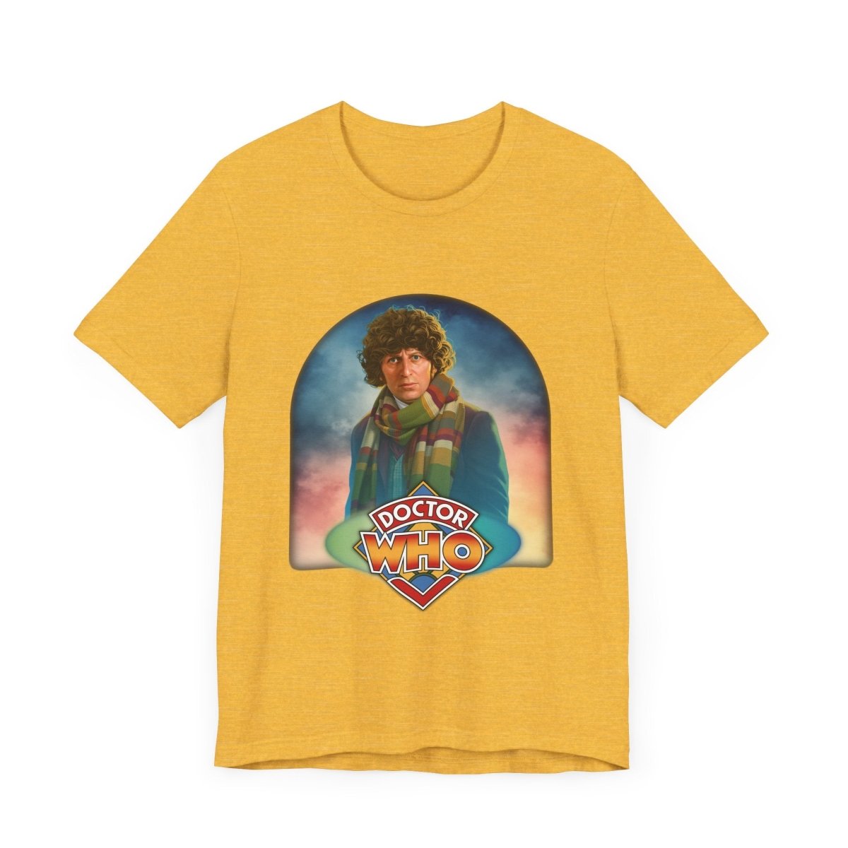 4th Doctor (Tom Baker) and Doctor Who logo. - soapbox169 - A Little Gift Shop