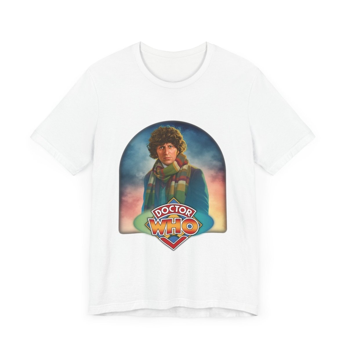 4th Doctor (Tom Baker) and Doctor Who logo. - soapbox169 - A Little Gift Shop