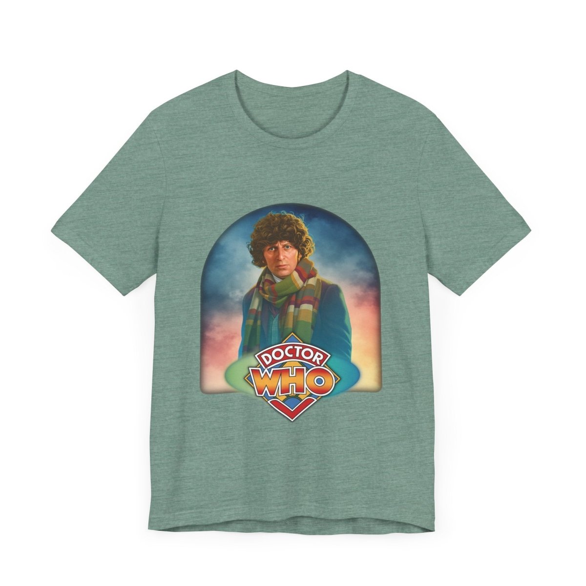 4th Doctor (Tom Baker) and Doctor Who logo. - soapbox169 - A Little Gift Shop