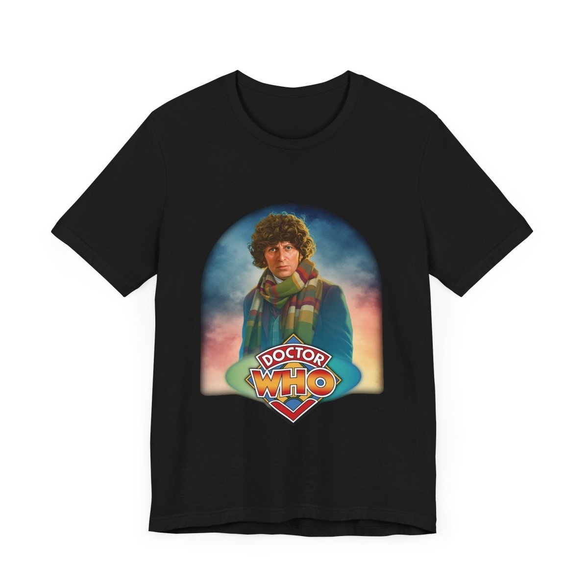 4th Doctor (Tom Baker) and Doctor Who logo. - soapbox169 - A Little Gift Shop