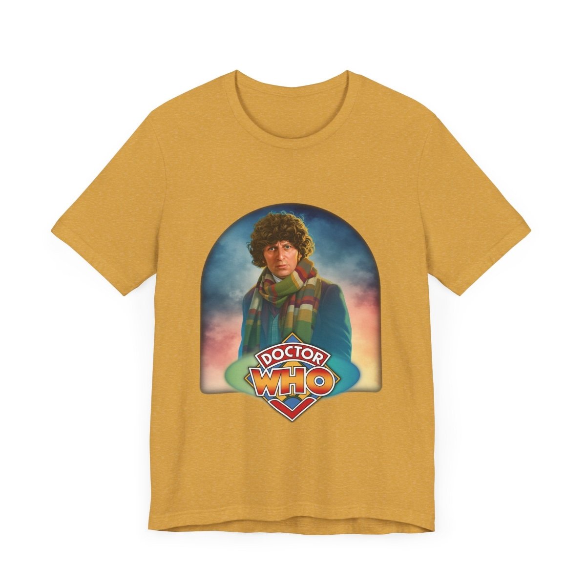 4th Doctor (Tom Baker) and Doctor Who logo. - soapbox169 - A Little Gift Shop