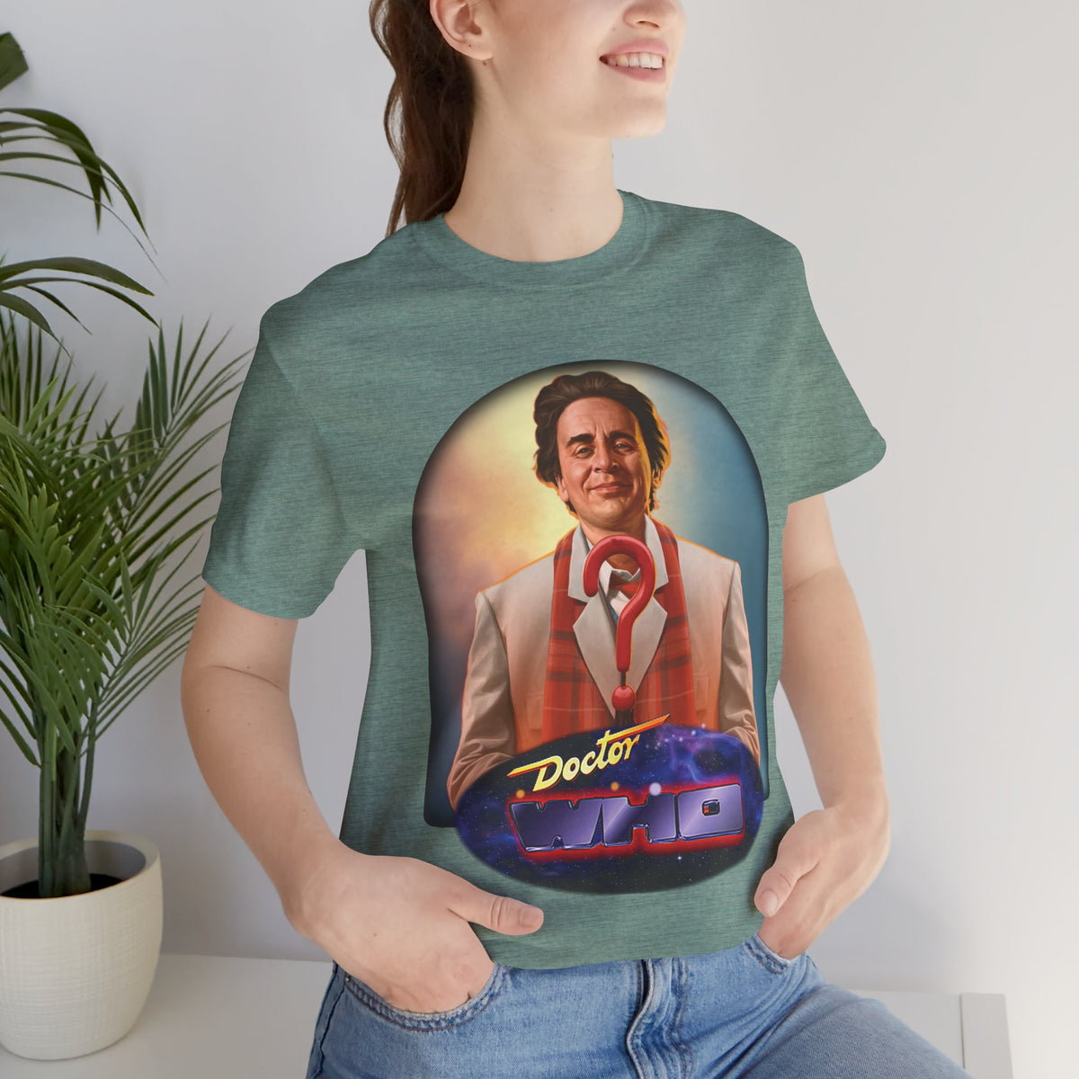 Doctor Who 7th Doctor Logo T-shirt — Sylvester McCoy