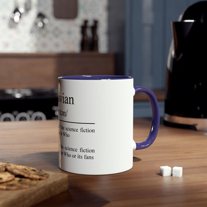 Doctor Who Definition of a Whovian Mug
