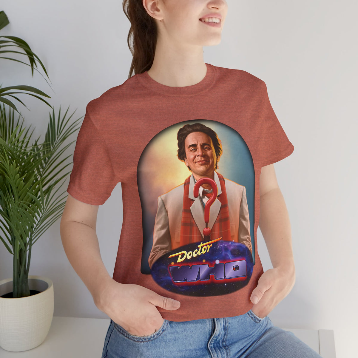 Doctor Who 7th Doctor Logo T-shirt — Sylvester McCoy