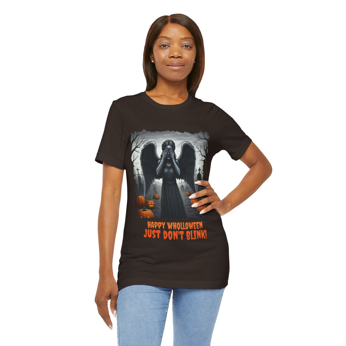 Doctor Who Weeping Angel Halloween T-shirt — Stolen Pumpkins