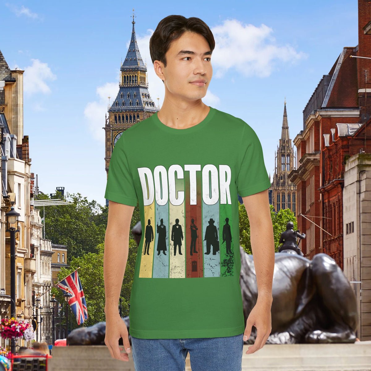 Doctor Who Doctor Silhouette Generally Awesome T-shirt