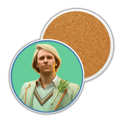 5th Doctor Ceramic Coaster Collection - soapbox169 - A Little Gift Shop