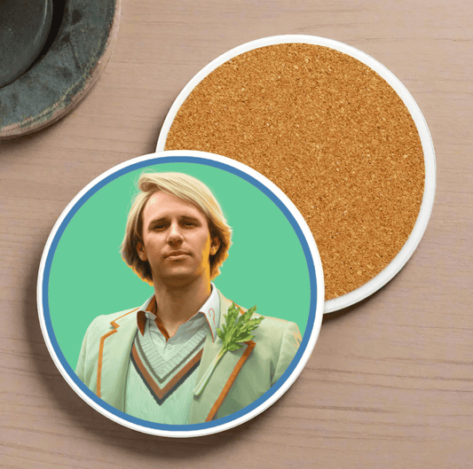 5th Doctor Ceramic Coaster Collection - soapbox169 - A Little Gift Shop