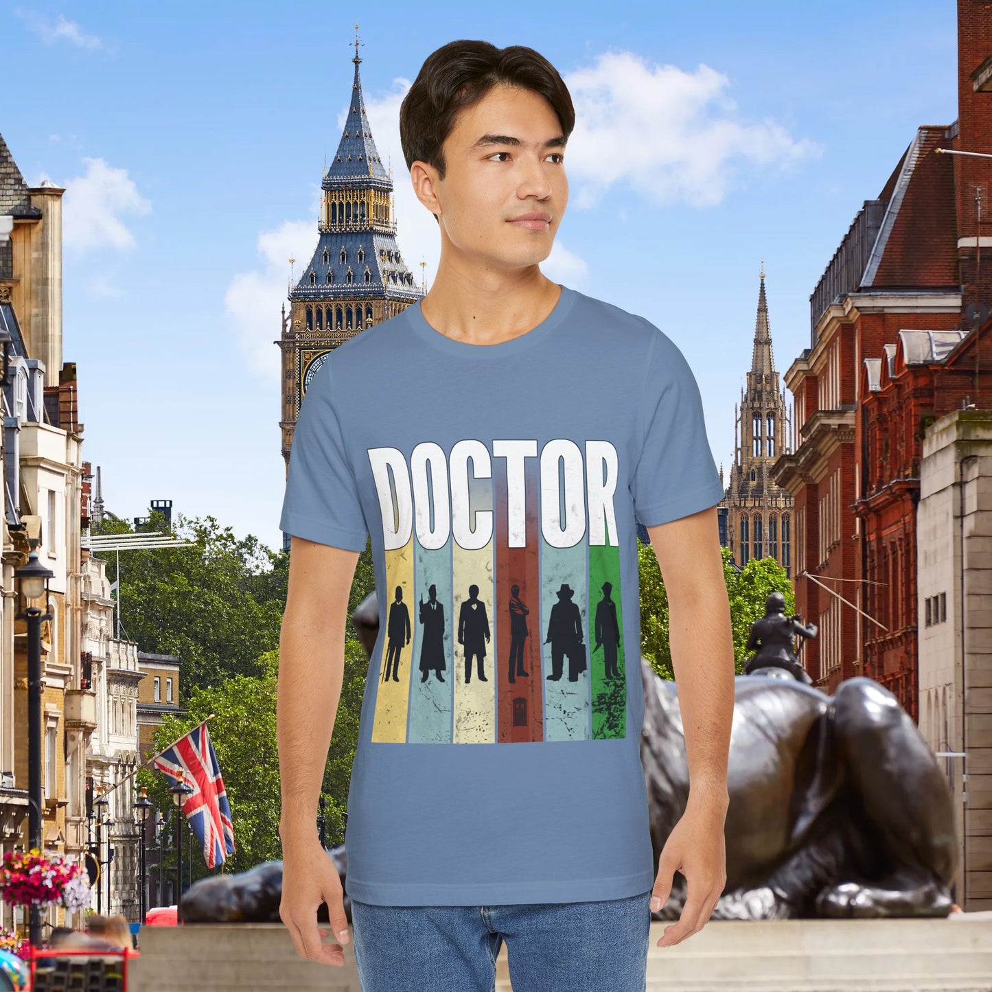 Doctor Who Doctor Silhouette Generally Awesome T-shirt