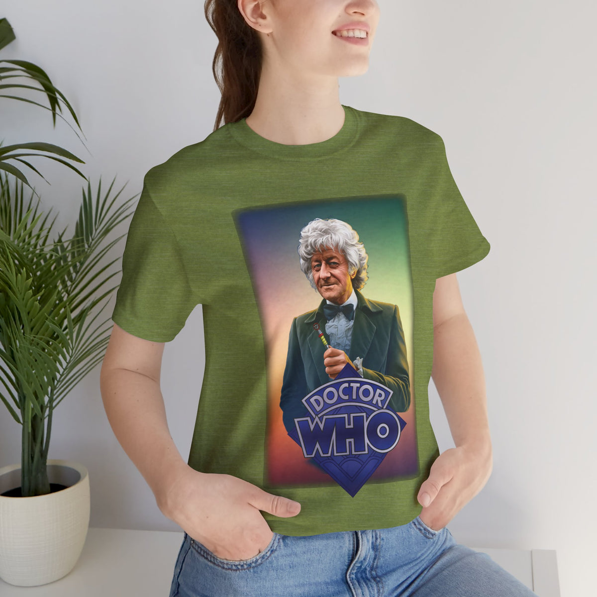 Doctor Who 3rd Doctor Logo T-shirt — Jon Pertwee